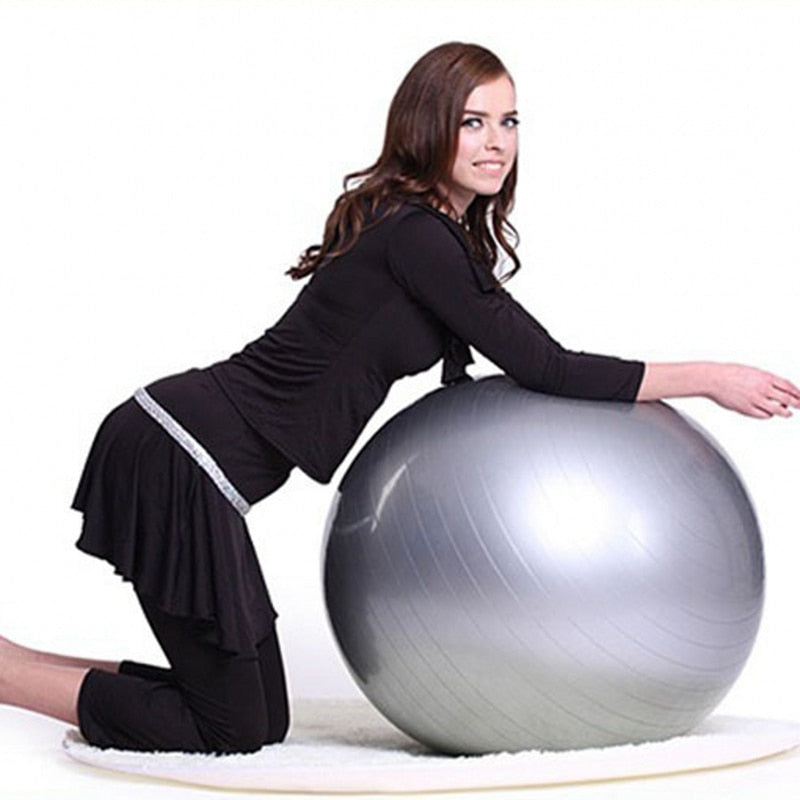 Exercise Ball for Yoga, Balance, Stability - Fitness, Pilates, Birthing, Therapy