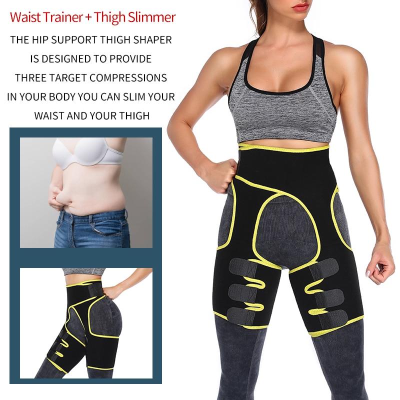 Slim Thigh Trimmer Waist Trainer Leg Shapers Slender Sweat Shapewear