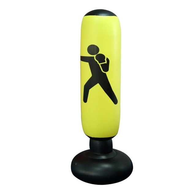 Vertical Inflatable Boxing Bag PVC Thickening Boxing Pillar Tumbler Fight Column Punching Bag Fitness Tool