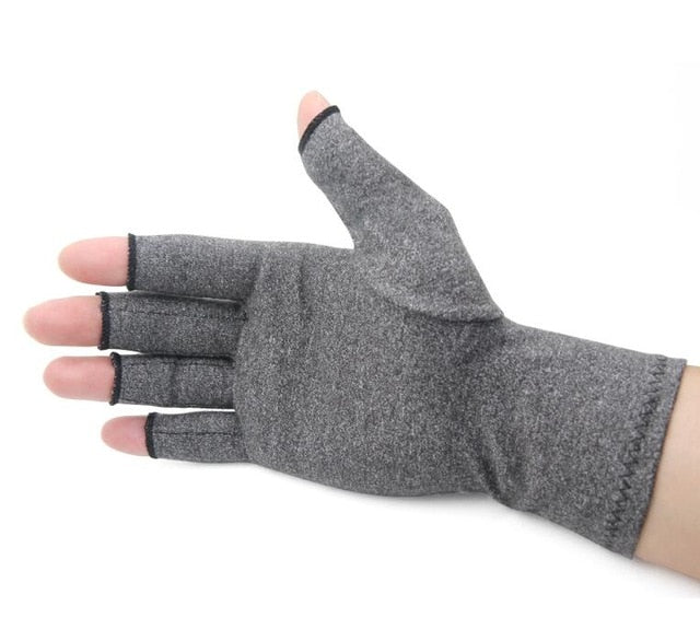 Compression Arthritis Women Men Joint Pain Relief Half Finger Wrist Gloves