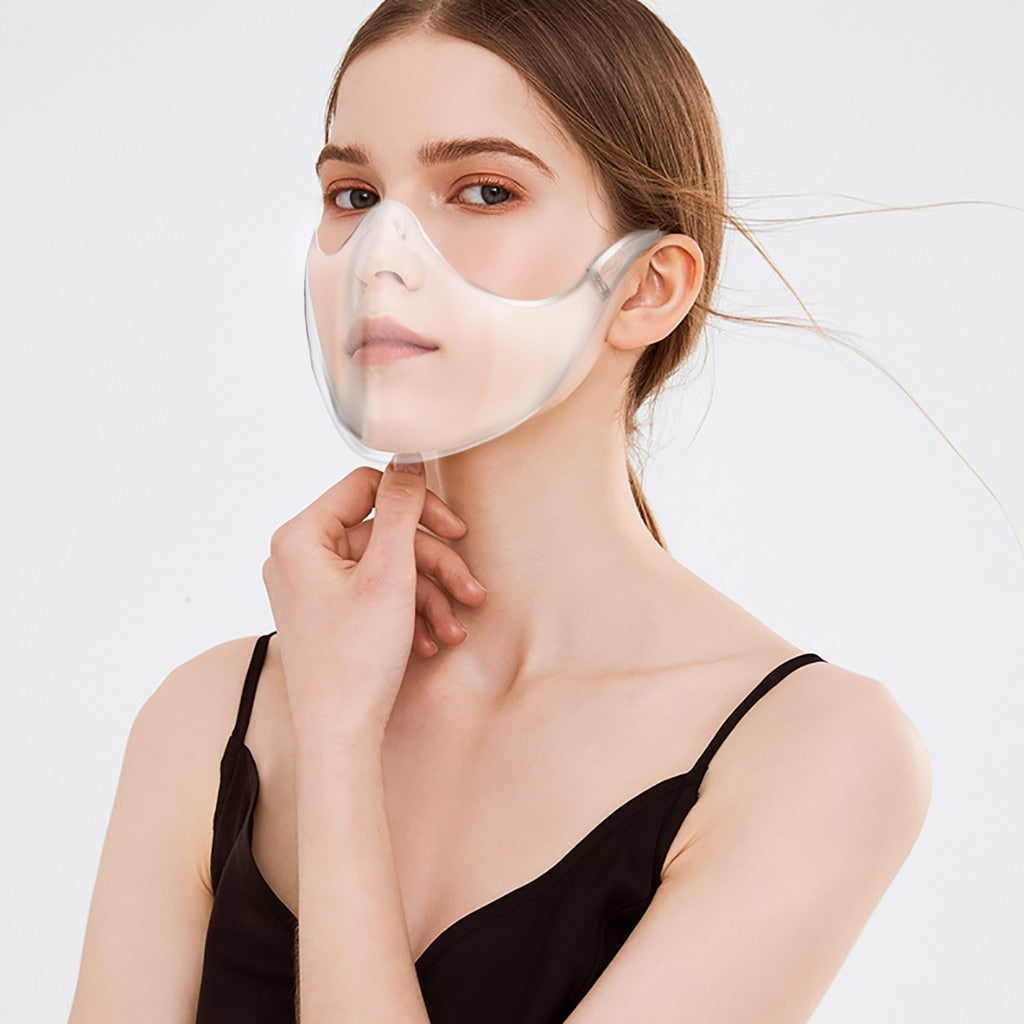 Masque Máscara 2020 Durable Reusable Clear Face Mask Shield