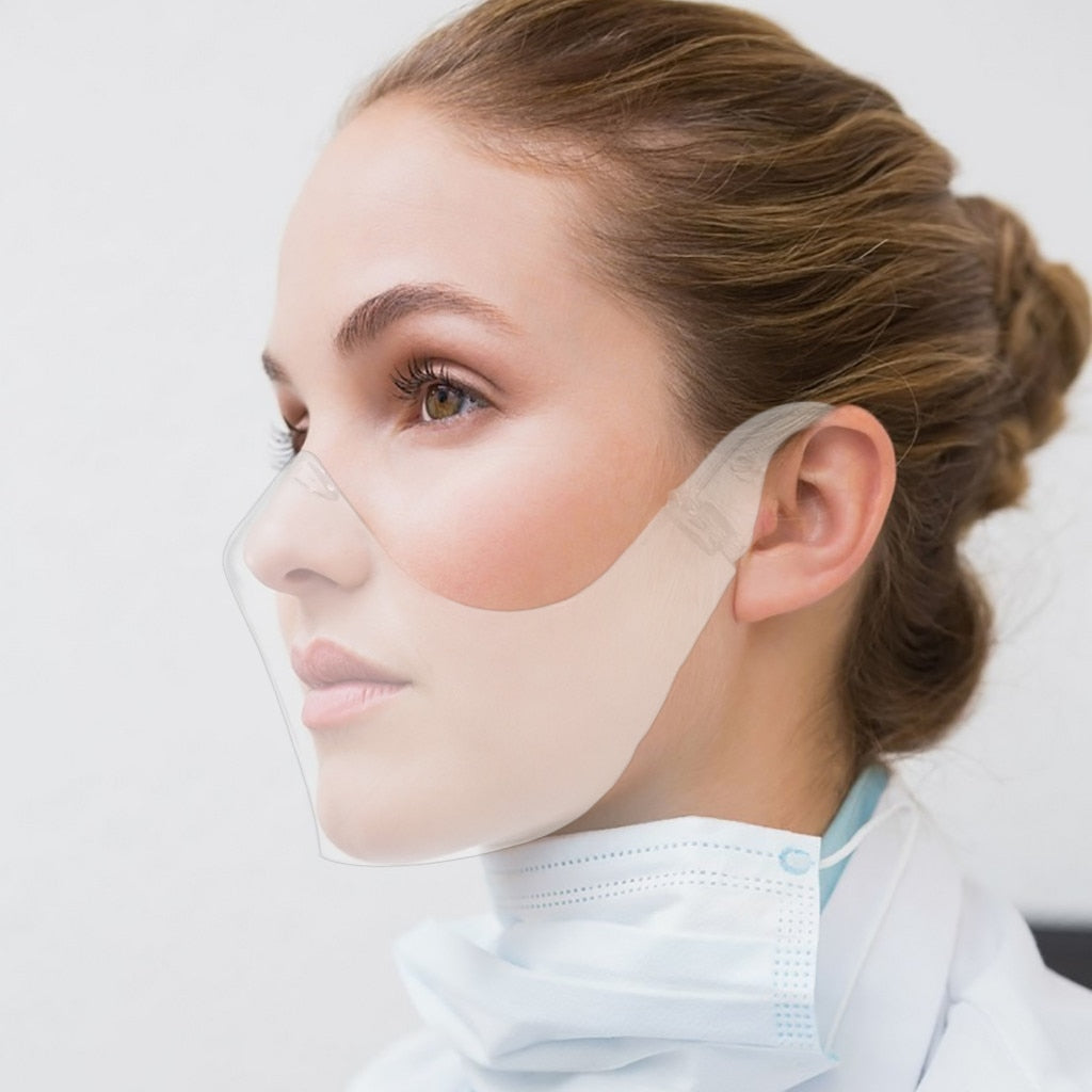 Masque Máscara 2020 Durable Reusable Clear Face Mask Shield