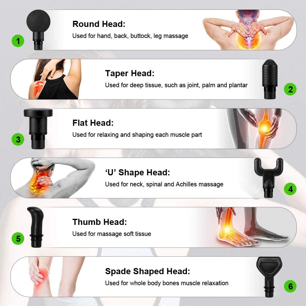 Professional Massage Gun 30 Speed for Fascia Muscle Massager Athletes deep tissue percussion for Gym Office Home